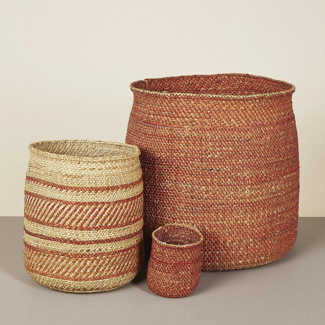 Mbare Iringa Basket - Auburn Stripe Mbare Iringa Basket - Auburn Stripe