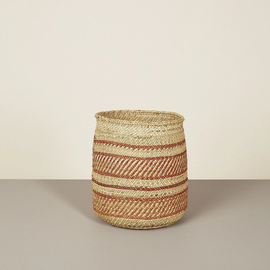 Mbare Iringa Basket - Auburn Stripe Mbare Iringa Basket - Auburn Stripe