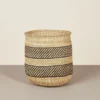 Mbare Best Sellers Iringa Baskets - Black Stripe