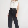ÉTICA Iris Relaxed Taper Jeans - Obsidian
