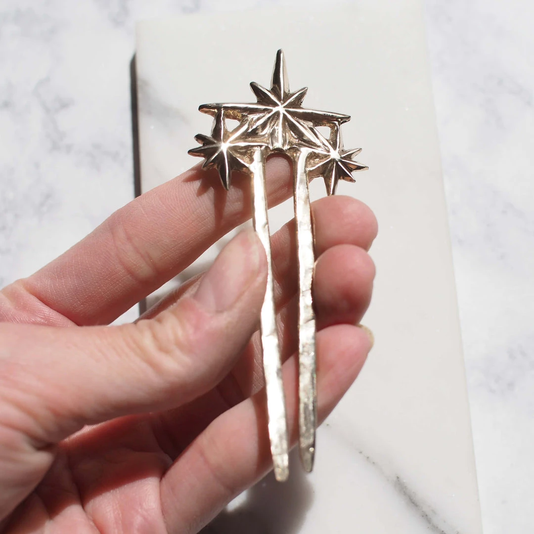 Iron Oxide Constellation Hair Pin Iron Oxide Constellation Hair Pin