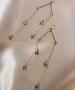 Iron Oxide Jewelry Falling Star Earrings