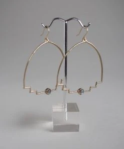 Iron Oxide New Step Hoop Earrings Jewelry