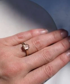 Iron Oxide Jewelry Oregon Sunstone Hex Ring