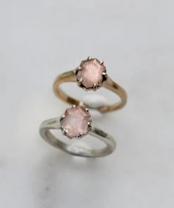 Iron Oxide Jewelry Oregon Sunstone Hex Ring 3 Iron Oxide Jewelry Oregon Sunstone Hex Ring