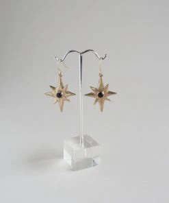 Iron Oxide Polaris Single-Star Earrings