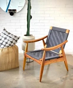 Masaya & Co. Izapa Leather Arm Chair