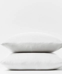 Coyuchi Jersey Envelope Pillowcase Set - Alpine White Home Goods