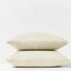 Coyuchi Fair Trade Jersey Envelope Pillowcase Set - Undyed