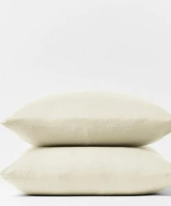 Coyuchi Fair Trade Jersey Envelope Pillowcase Set - Undyed