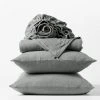 Coyuchi Jersey Sheet Set - Gray Heather