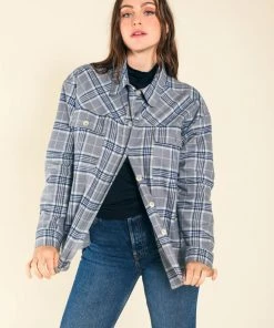 Poplinen Juno Heirloom Flannel Shacket