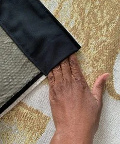 K-apostrophe Golden Grizzly Woven Tapestry