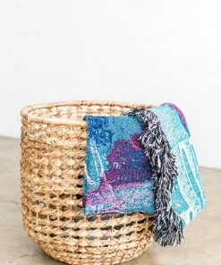 K-apostrophe Manchas + Marks Upcycled Throw Blanket