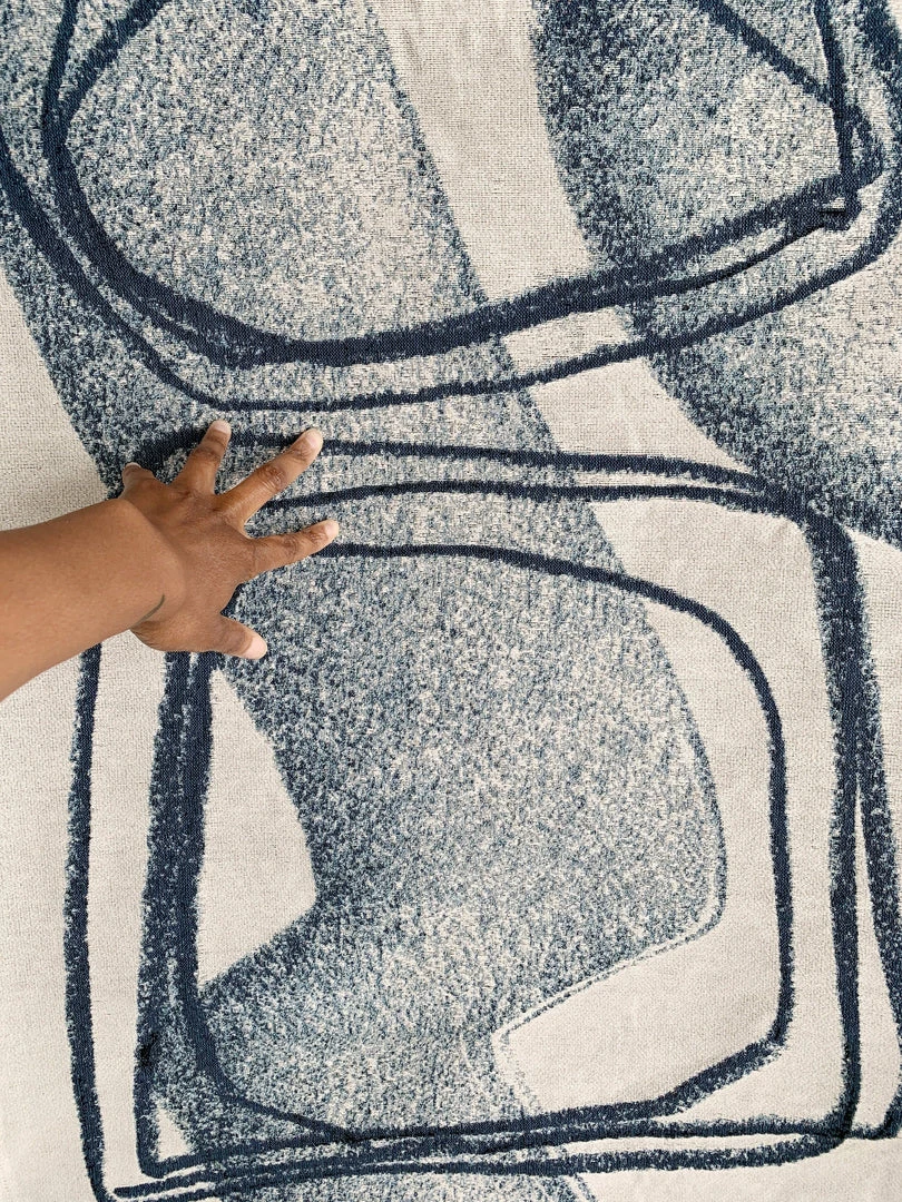 K-apostrophe Water Off Of Treasure Island Is Frigid Woven Tapestry K-apostrophe Water Off Of Treasure Island Is Frigid Woven Tapestry