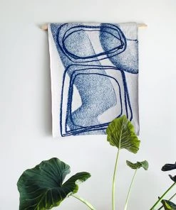 K-apostrophe Water Off Of Treasure Island Is Frigid Woven Tapestry