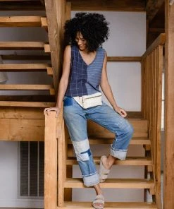 Anchal Kantha Crossbody Belt Bag