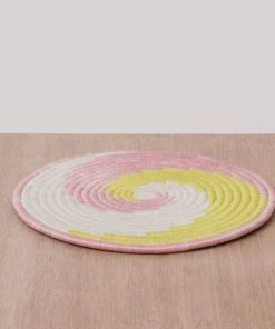 KAZI Home Goods Blush Pink + Sun Unity Trivet