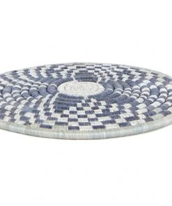 KAZI Home Goods Hope Metallic Silver Hot Pad