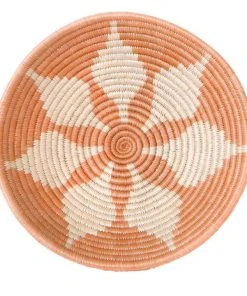 KAZI Medium Apricot Hope Round Basket