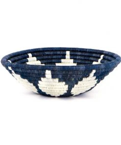KAZI Medium Blue Night Round Basket
