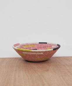 KAZI Medium Pale Blush Spiral Basket Home Goods