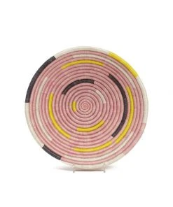 KAZI Medium Pale Blush Spiral Basket Home Goods