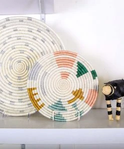 KAZI Fair Trade Mtoto Metallic Floret Hot Pad