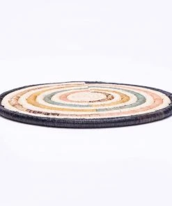 KAZI Best Sellers Peach + Banana Bark Striped Trivet
