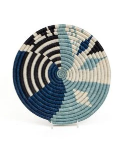 KAZI Silver Blue Biko Trivet