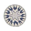 KAZI Zahabu Metallic Silver Hot Pad Trivet