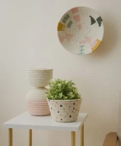 KAZI Large Anyon Round Basket Home Goods