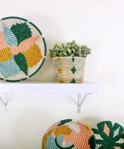 KAZI Extra Large Floret Round Basket