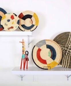 KAZI Extra Large Mod Msanii Round Basket Home Goods