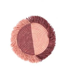 KAZI Home Goods Small Blossom Fringed Wall Disc I