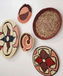 KAZI Home Goods Small Blossom Fringed Wall Disc I