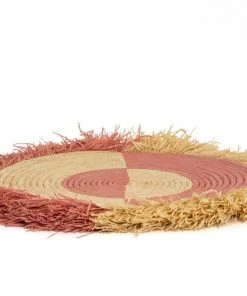KAZI Large Blossom Fringed Wall Disc II