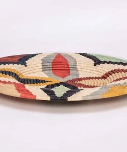 KAZI Home Goods Extra Large Mod Annette Woven Wall Plate