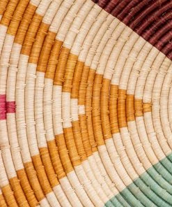 KAZI Home Goods Jumbo Vivid Margot Woven Wall Plate