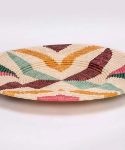 KAZI Home Goods Jumbo Vivid Margot Woven Wall Plate