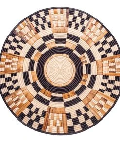 KAZI Oversized Midnight Woven Wall Plate