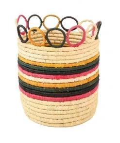 KAZI Medium Mod Rainbow Hooped Planter