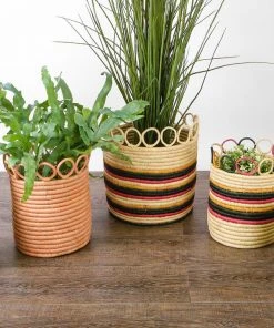 KAZI Medium Mod Rainbow Hooped Planter