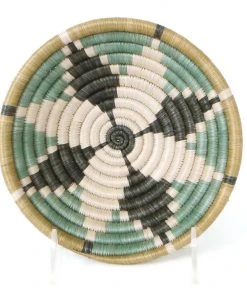 KAZI Home Goods Small Bayou Hope Round Basket