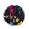 KAZI Small Black + Neon Mtoto Round Basket