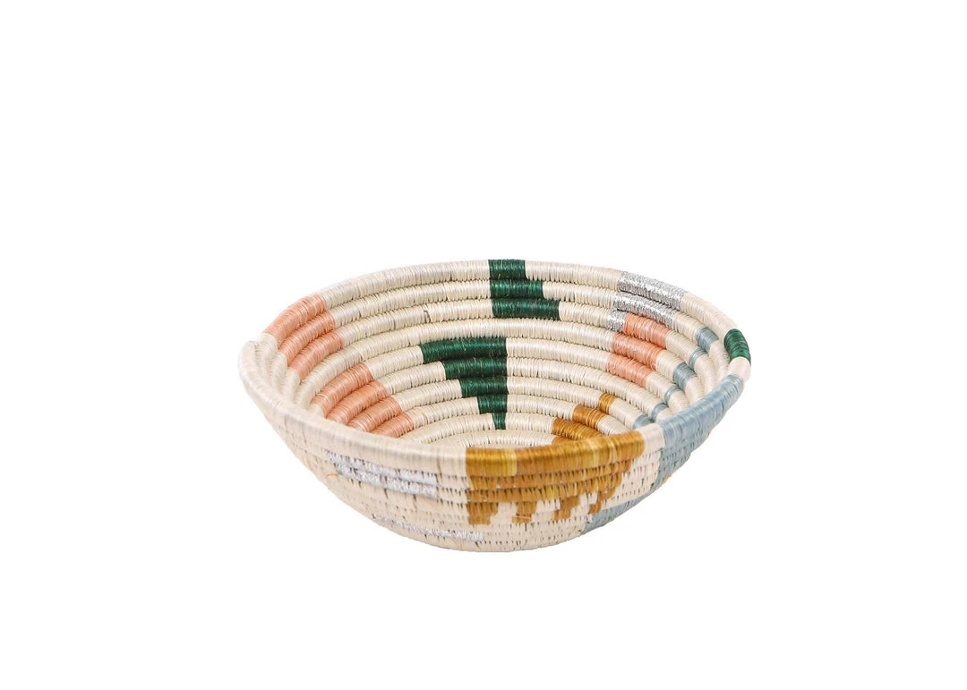 KAZI Small Floret Mtoto Round Basket Home Goods KAZI Small Floret Mtoto Round Basket Home Goods
