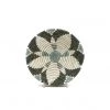 KAZI Small Gray Green Hope Round Basket Home Goods