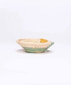 KAZI Home Goods Small Mist Msanii Round Basket