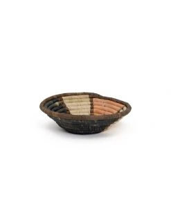 KAZI Small Peach Soleil Round Basket