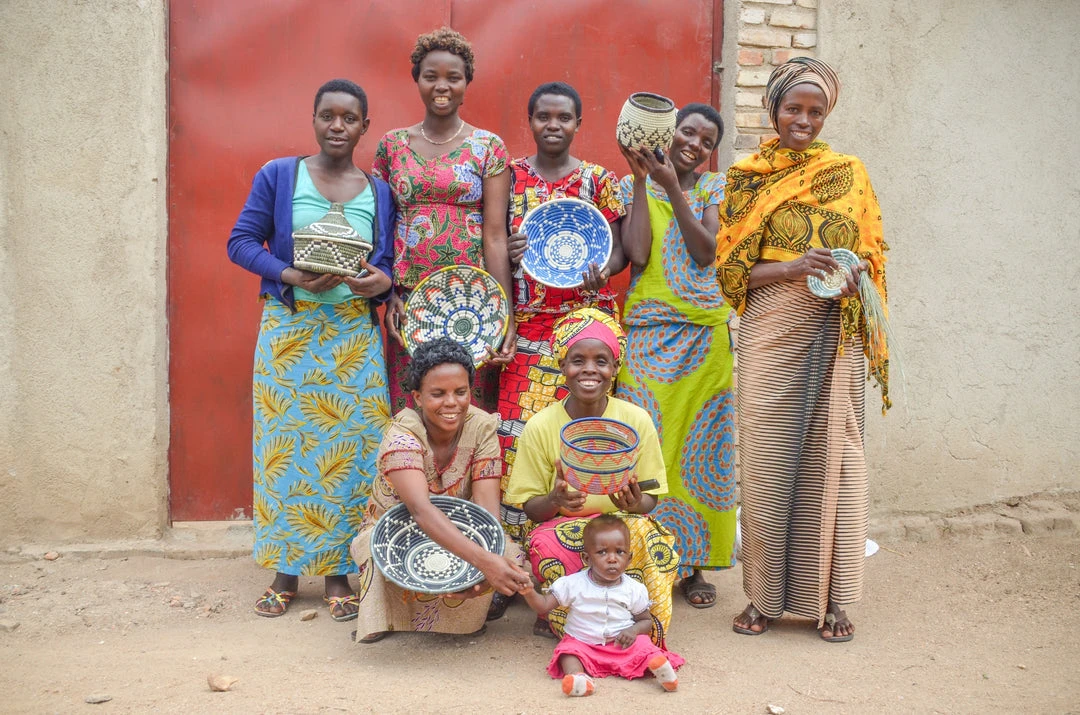 KAZI Small Soothing Sands Nyota Round Basket KAZI Small Soothing Sands Nyota Round Basket